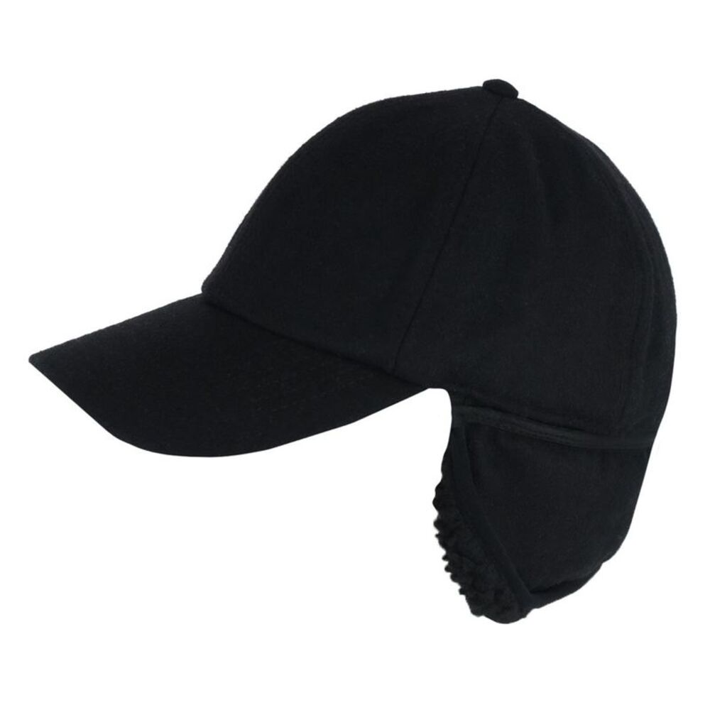 Epoch Hats Company Men's Sherpa Lined Wool Blend Earflap Baseball Cap